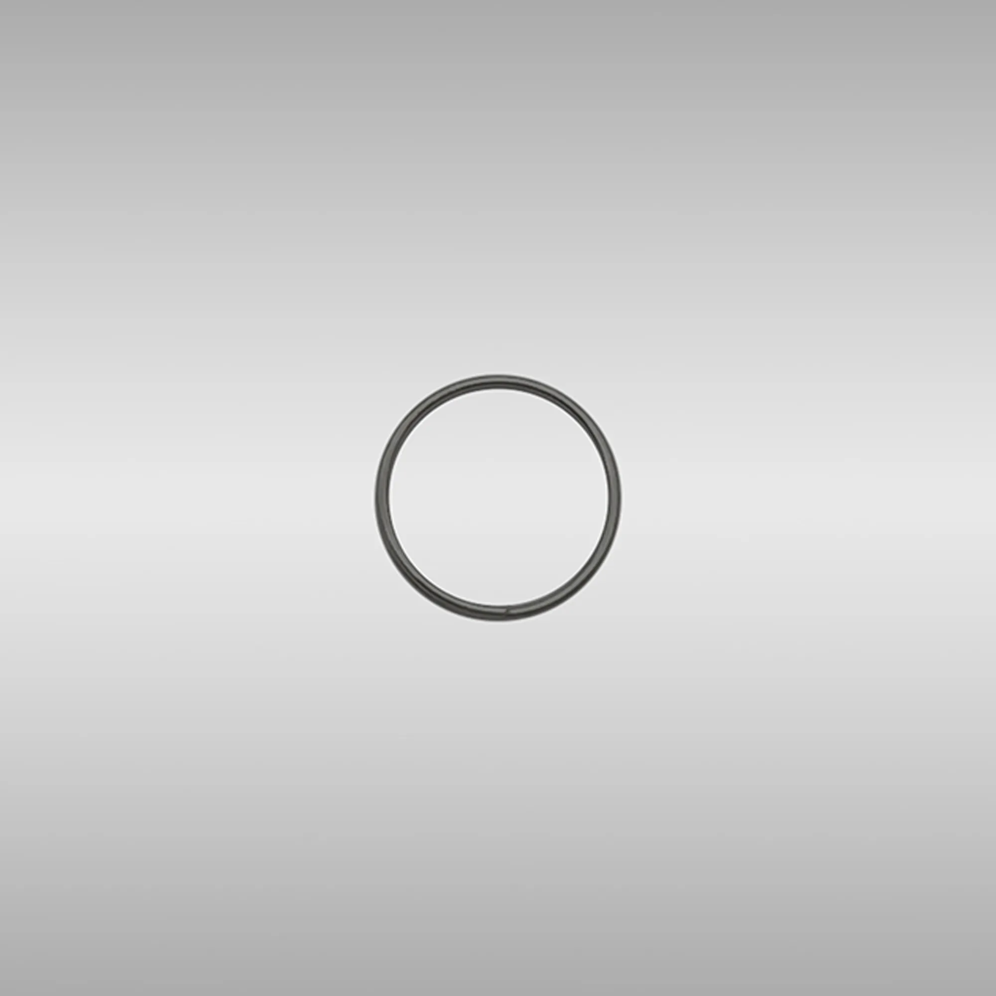 C90006  Ring Link 12mm Black Chrome